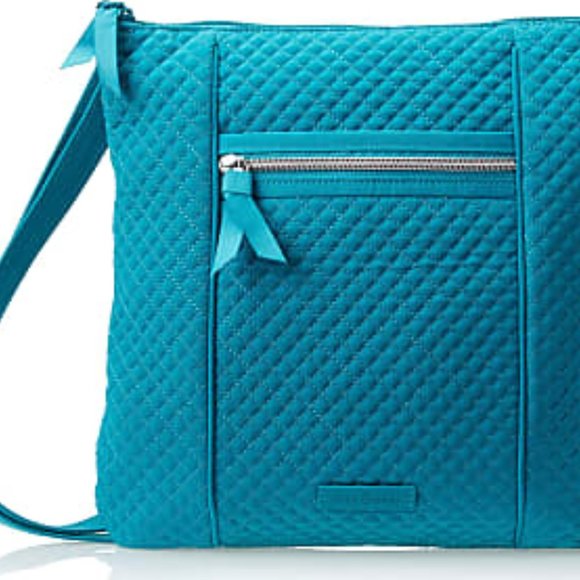 Vera Bradley Glenna Satchel Peacock Blue - Picture 4 of 4